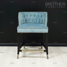 Silla de terciopelo de la silla del terciopelo de la silla comercial del trono de los muebles comerciales de la barra